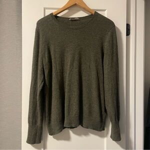 Everlane Olive Cashmere Sweater Sz XL